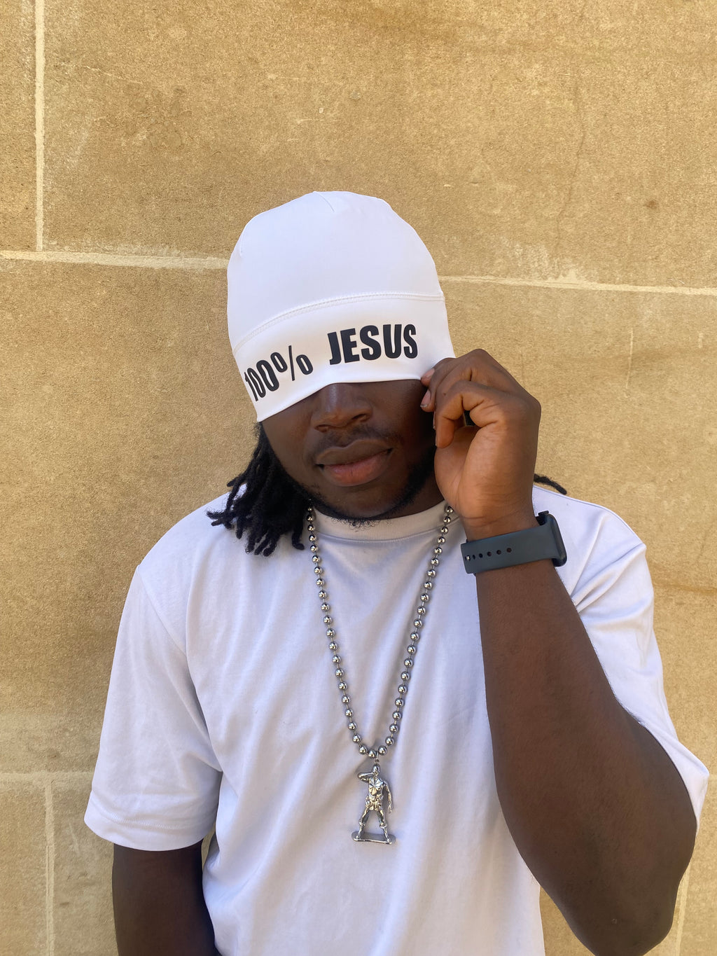 100% JESUS Skull Cap